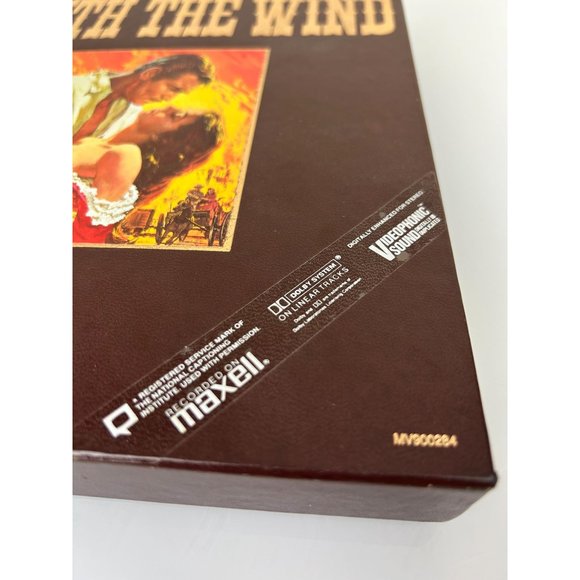 Vintage Deluxe GONE WITH THE WIND 2 VHS Box Set MGM/UA Souvenir Booklet - Picture 6 of 13